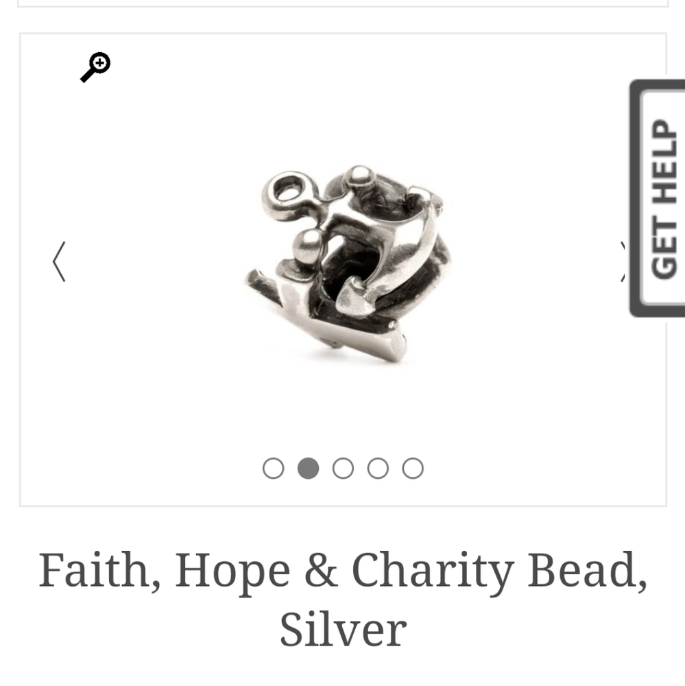 Faith, Hope, & Charity Bead
